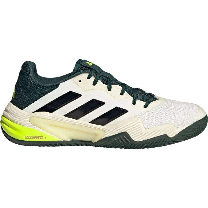 Adidas Barricade 13 Clay - Off White/Core Black/Aurora Ivy