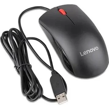 Lenovo ThinkPlus Optisk USB-mus - Sort (00PH128)