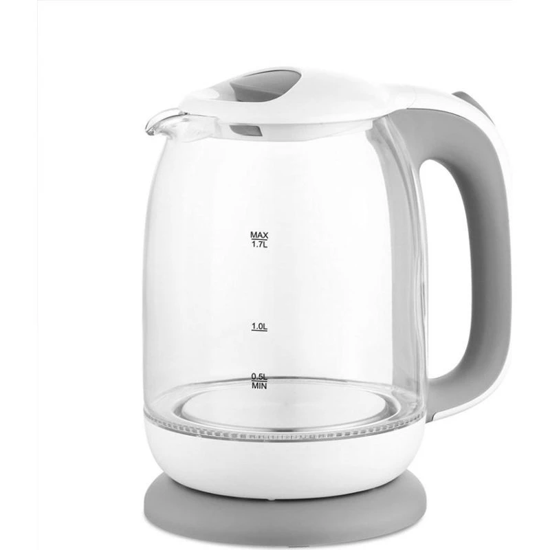 Maestro Glaselkedel MR-056-GREY 1,7 l - Grå/Hvid