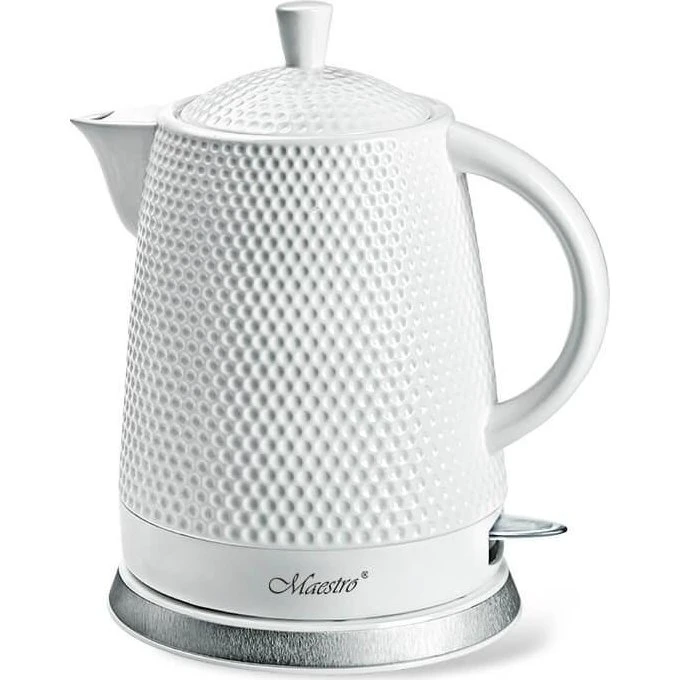 Maestro Elkedel MR-069-WHITE 1,5 l - Hvid Keramik
