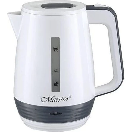 Maestro MR-033-WHITE Elkedel, 1,7 l - Hvid