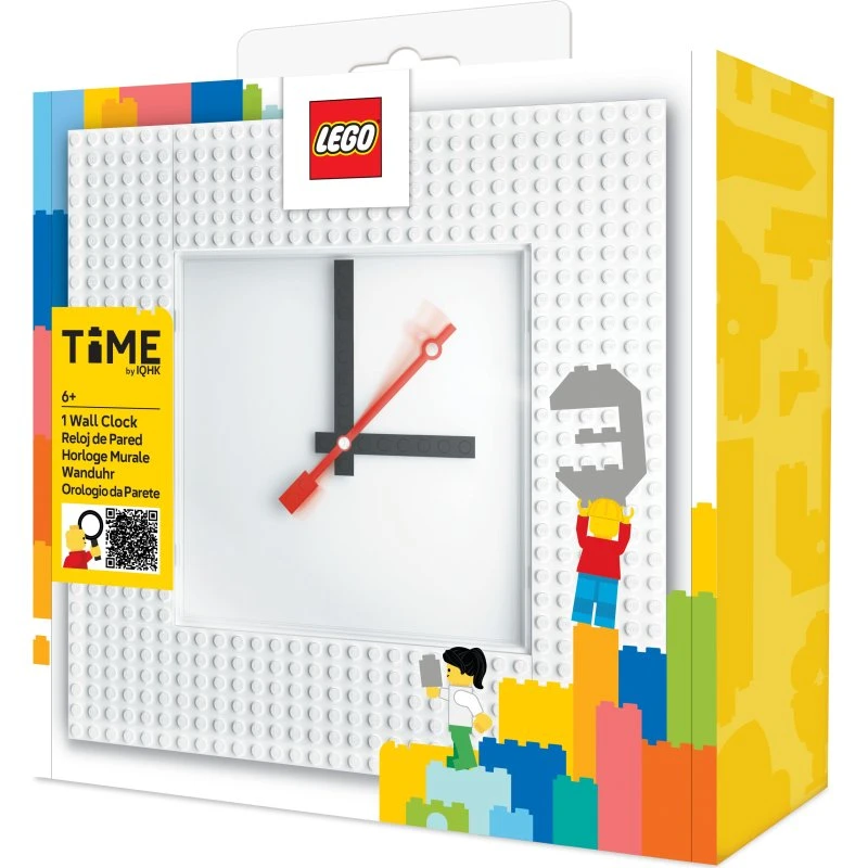 MOC Vægur - Hvid LEGO®-kompatibel byggesæt
