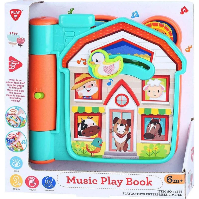 PLAY Farm Sound Book - Musikalsk børnebog om bondegården