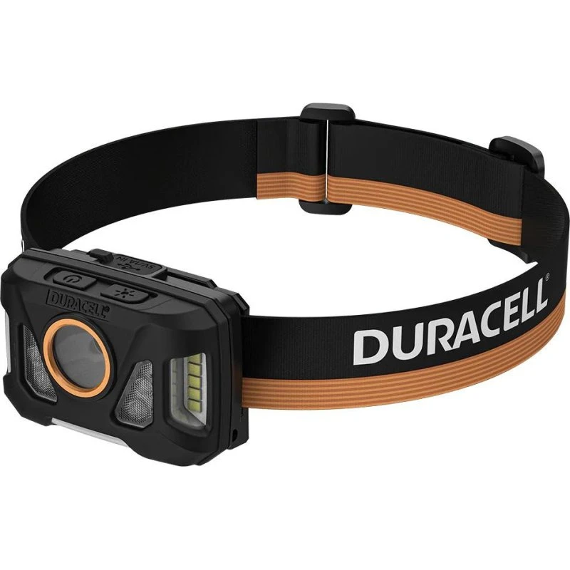 Duracell DH1000R Pandelampe - 1000lm - Sort/Orange