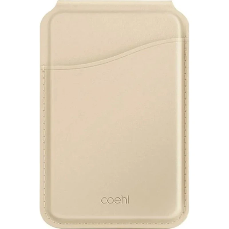Uniq Coehl Esme magnetisk kortholder med spejl – Beige