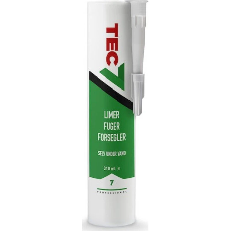 TEC7 Fugemasse, 310ml, Lysegrå