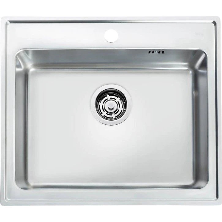 Intra Juvel Omnia 600SF køkkenvask i rustfrit stål - 595x510mm