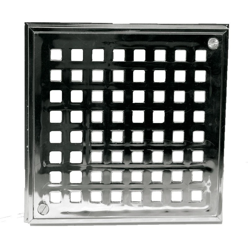 Purus MaxiFlex Afløbsrist med ramme, krom, 168x168 mm