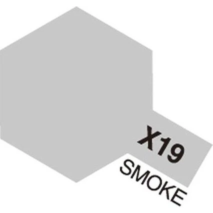 Tamiya X-19 Smoke blank akrylmaling 23 ml
