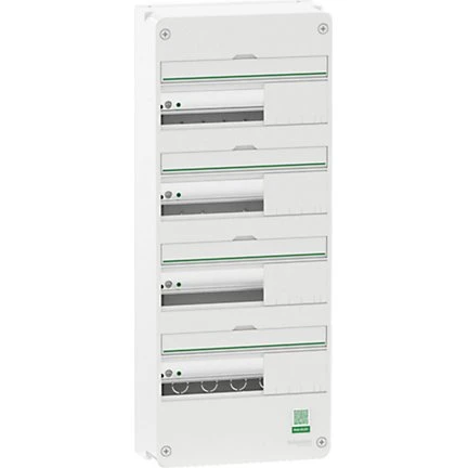 Schneider Resi9 CX Gruppetavle 4x13 moduler, hvid