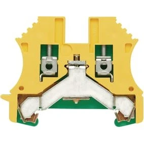 Weidmüller Jordklemme WPE 2,5mm² Gul/Grøn