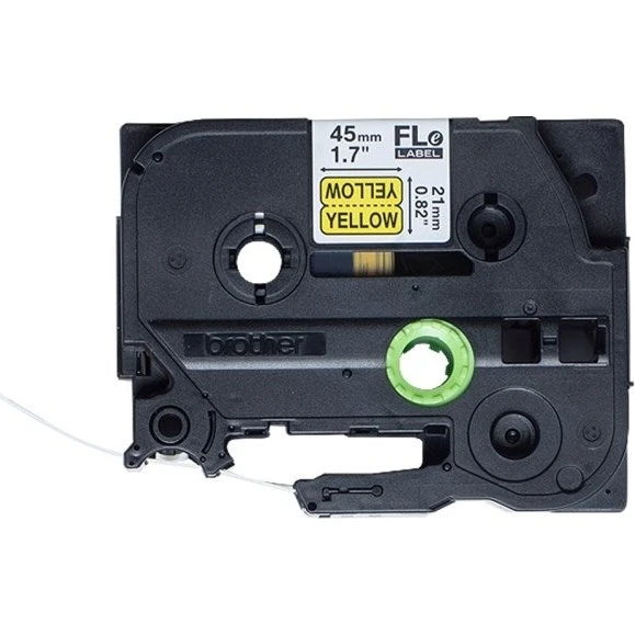 Brother FLe-6511 Gul Labeltape 45x21mm (72 stk.)