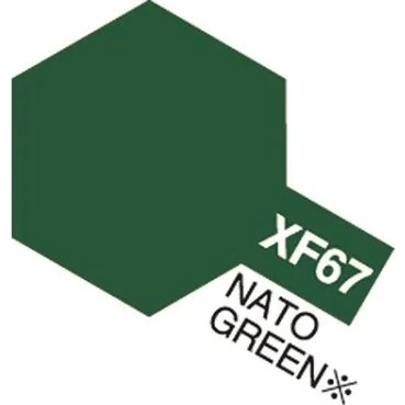 Tamiya XF-67 NATO Green akryl, mat 23 ml