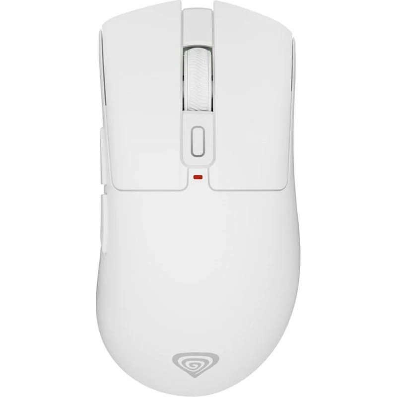 Genesis Zircon 880 Gamingmus - Hvid - Trådløs/Kablet