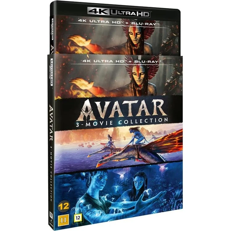 Avatar 1-3 Movie Collection - 4K UHD + Blu-ray Boxset