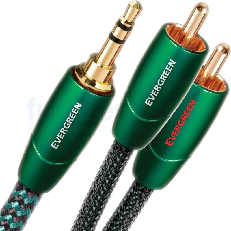 AudioQuest Evergreen 3,5mm til 2×RCA kabel