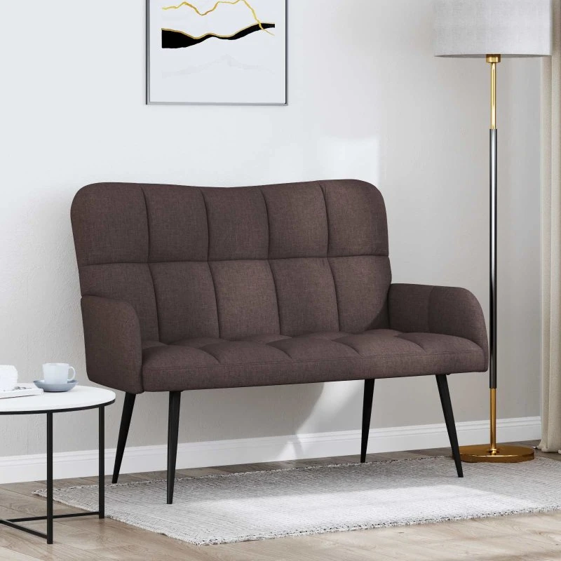 vidaXL Relax 2-personers sofa - Mørk Brun - 115 x 61 x 87 cm