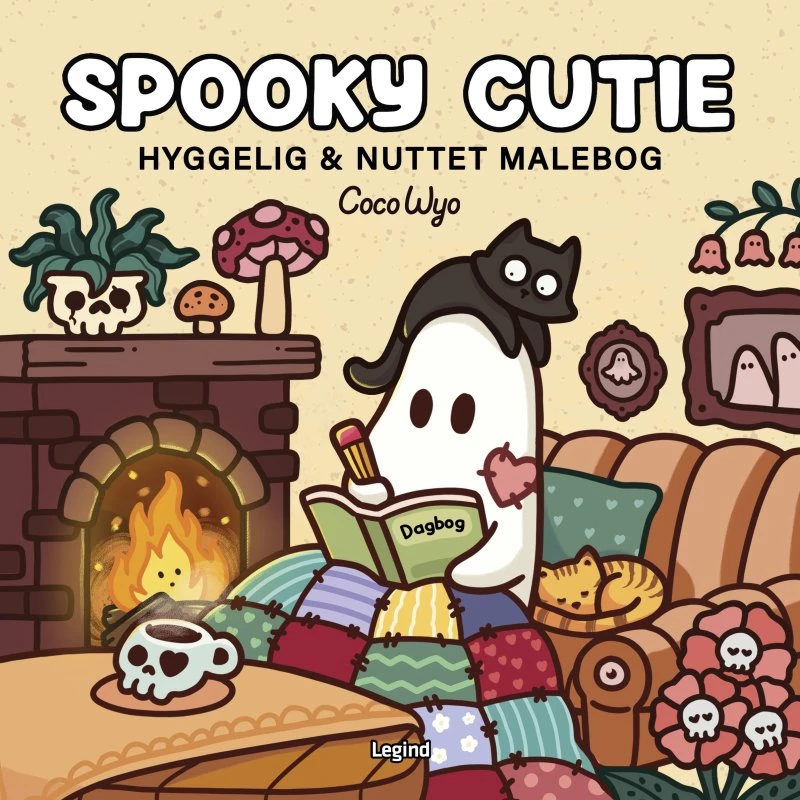 Coco Wyo Spooky Cutie - Cozy Coloring Malebog