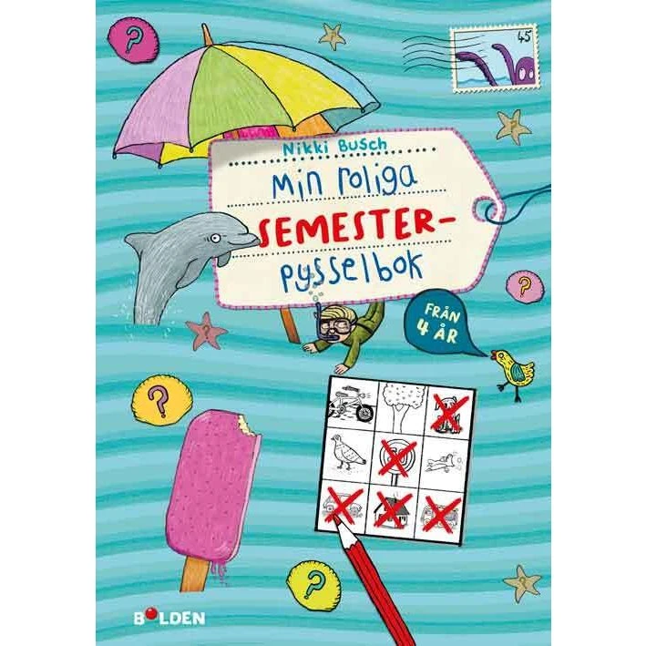 Min roliga semester-pysselbok fra 4 år
