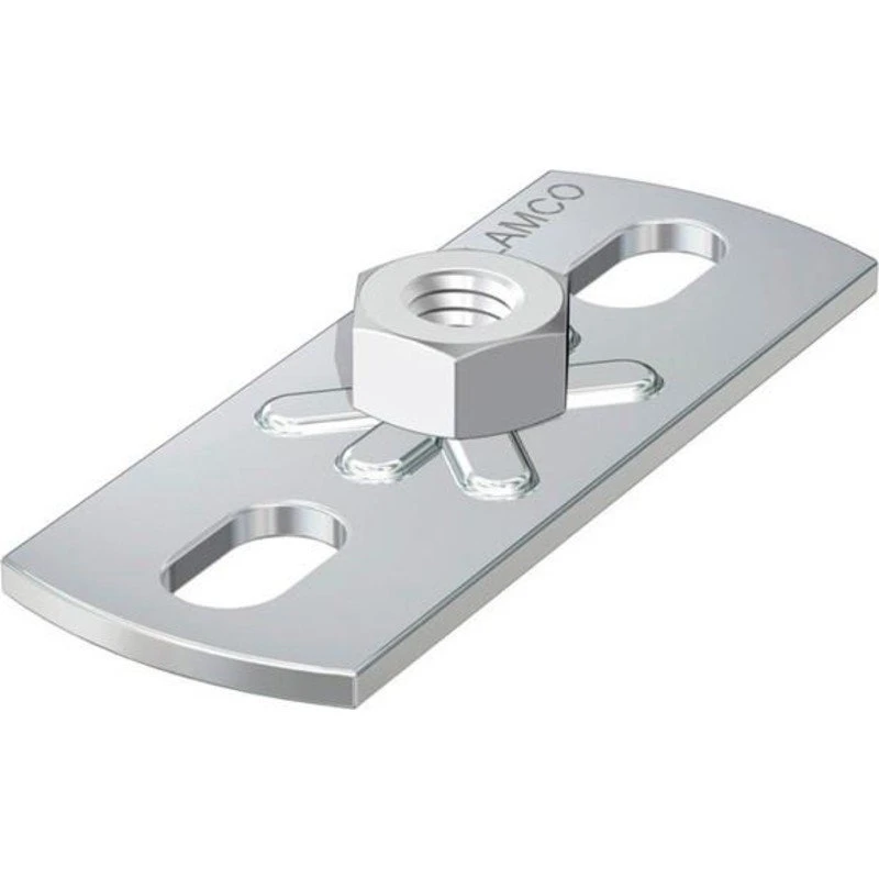 fischer Grundflange M10, 80x30 mm, galvaniseret