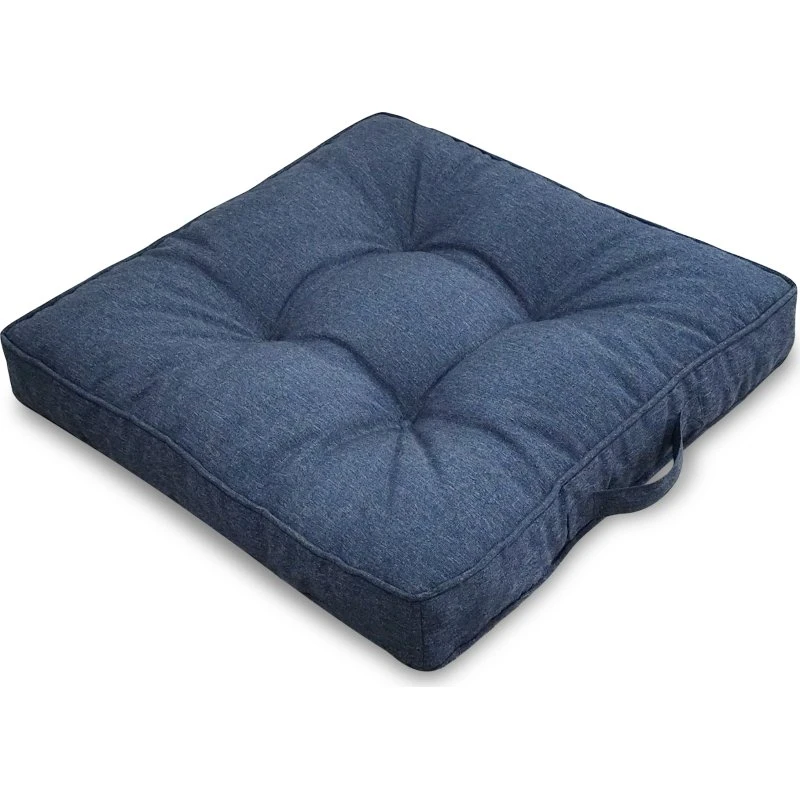 Nordstrand Home Futon Hynde 50x50 cm - Mørkeblå - 7 cm tyk