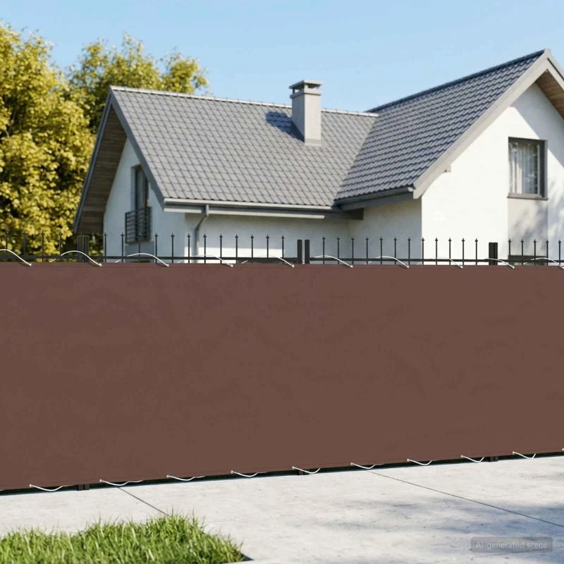 vidaXL Balkonafskærmning 180 x 500 cm - Brun