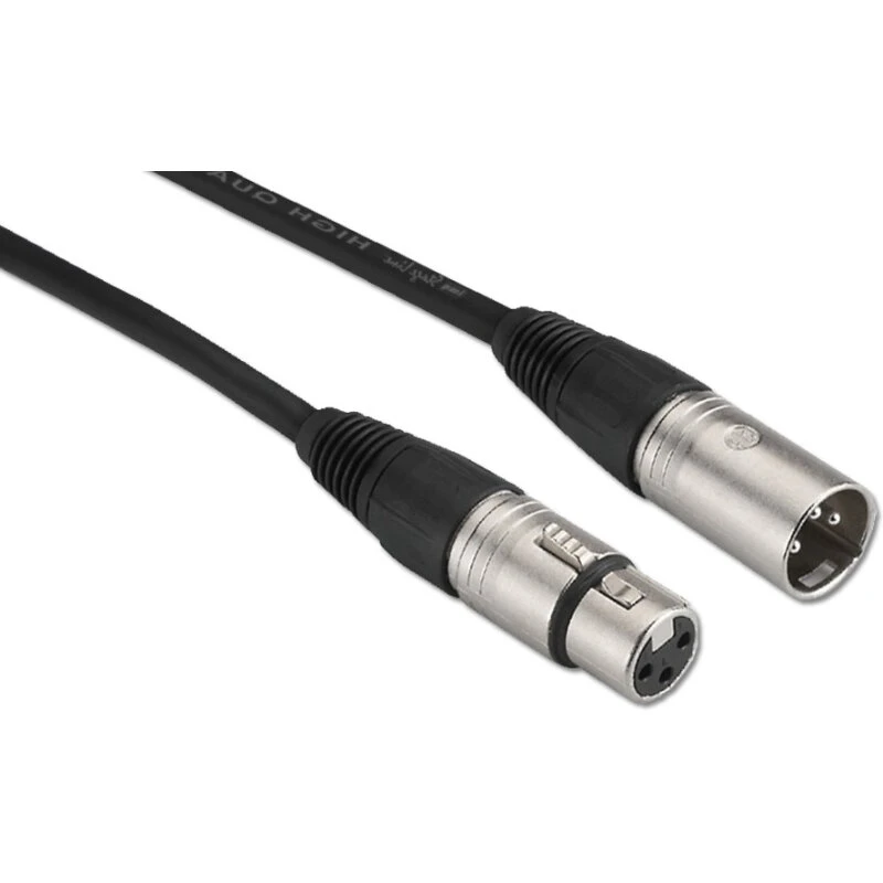 IMG STAGE LINE MECN-1500/SW XLR-kabel 15 m sort