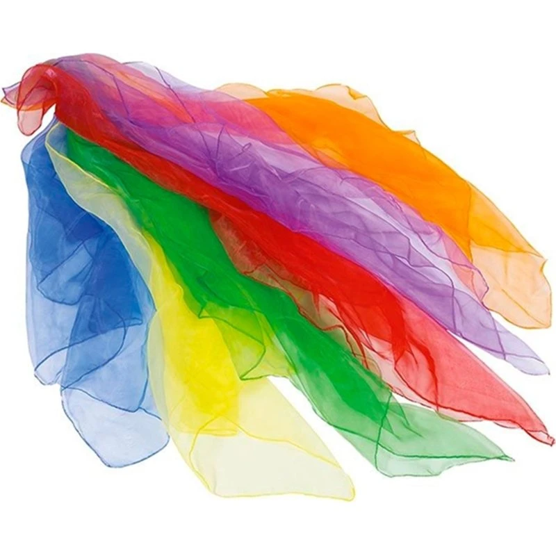 Goki Sansetørklæder 6 stk (ca. 68x68 cm)