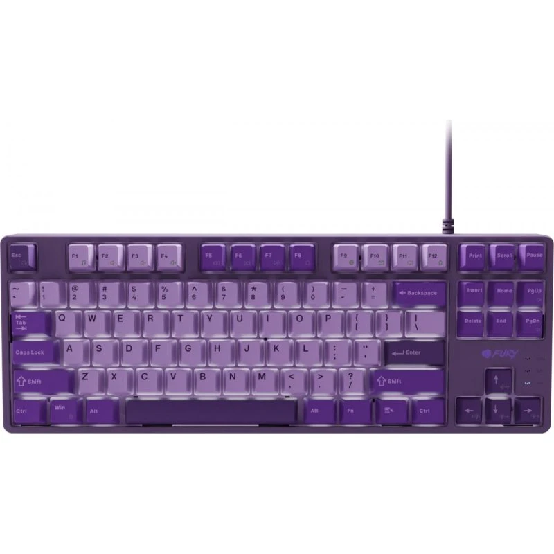 Natec Fury KANABO K2 Gaming Tastatur - Lilla - US Layout