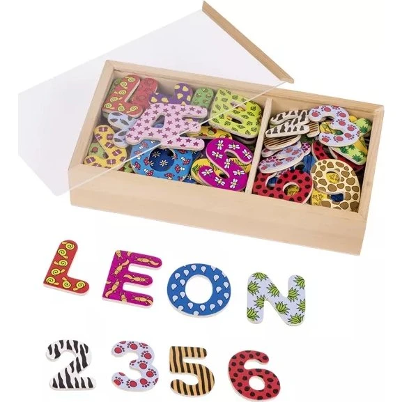 Goki Magnet - Tal og bogstaver, 88 dele