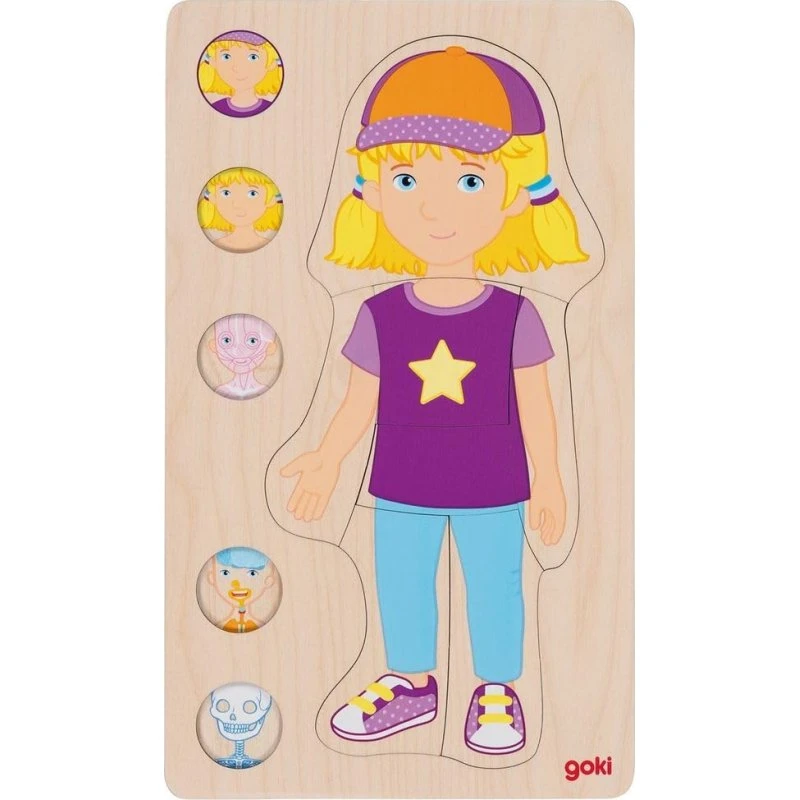 goki 57362 Lag-puslespil Pige 29 dele, 5 lag