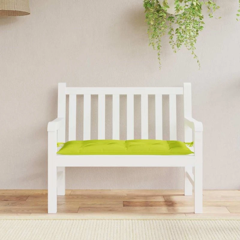 vidaXL hynde til havebænk 100x50x7 cm lysegrøn oxfordstof