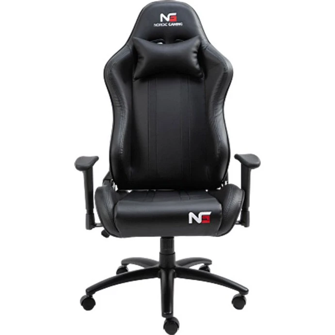 Nordic Gaming Carbon Stol - Sort (150kg)