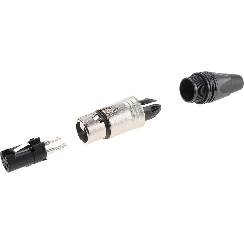 Neutrik NC3FXX-HA XLR 3-polet hun, kabelmonteret, crimp