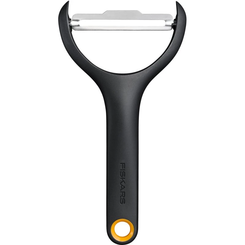 Fiskars Functional Form grøntsagsskræller 15 cm, sort/orange