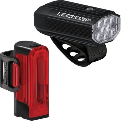 Lezyne Lite Drive 1200+ / Strip Drive Pro 400+ – sort