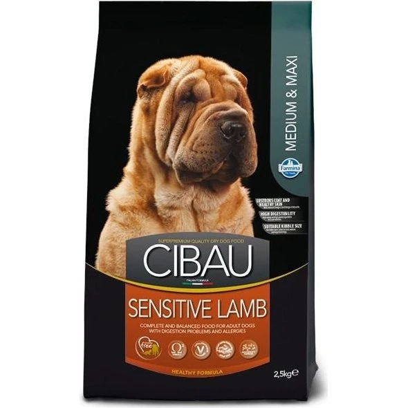 Farmina Cibau Sensitive Lamb Medium & Maxi Hundefoder 14 kg