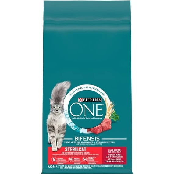 PURINA ONE Sterilcat Oksekød 9,75 kg