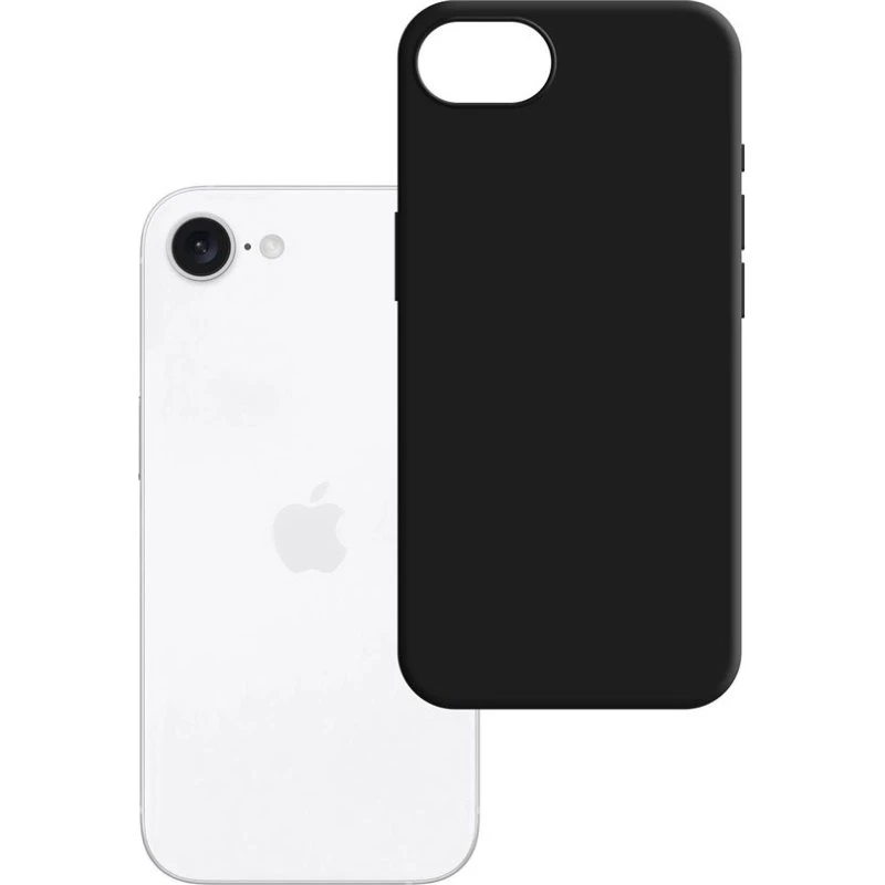 3mk Matt Case Beskyttelsescover til iPhone 16e & 17e - Sort