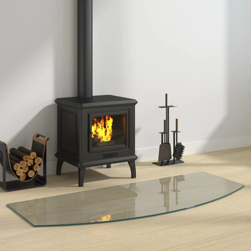 vidaXL Pejs glasplade Transparent 120 x 50 cm