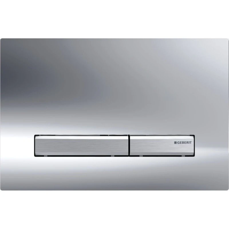 Geberit Sigma 50 Square betjeningsplade, krom