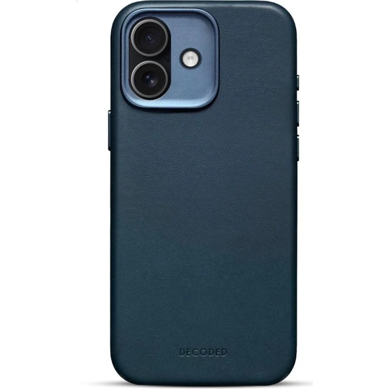 Decoded MagSafe Lædercover til iPhone 17 - Navy Shadow