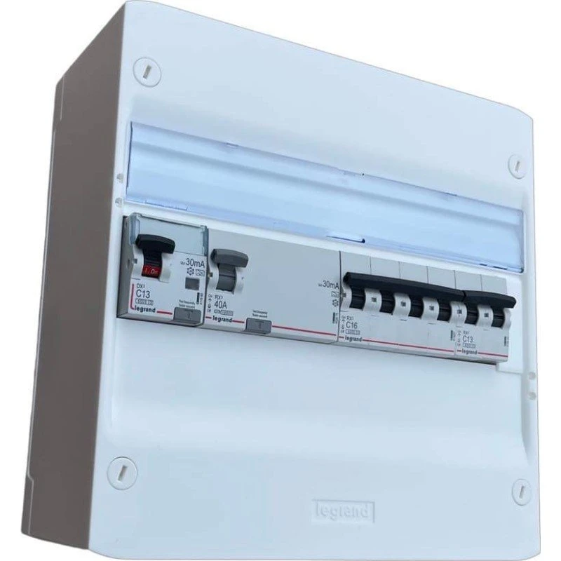 Legrand LE1 01.1010 færdigmonteret boligtavle, hvid