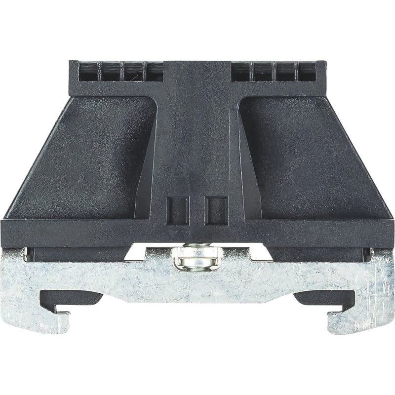 Endestop med metalfod 9708/2s35 sort, 8mm