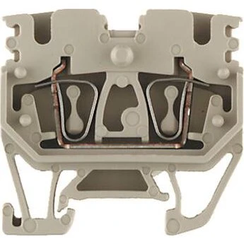 ZDUB 2.5-2/2AN/TS 15 Midtklemme, beige, 2,5mm²