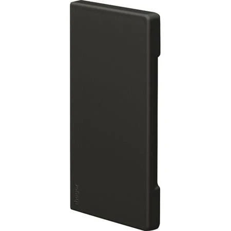 Hager Endestykke HF til BR65130 - Sort RAL 9011
