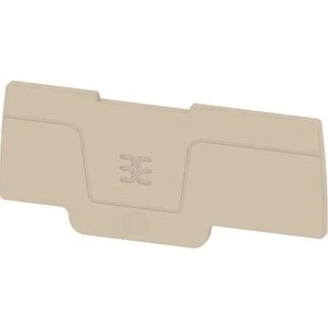 Weidmüller Endeplade S3C 2,5 SEP 3C 2,5 Snap-in, Beige, 3-pol