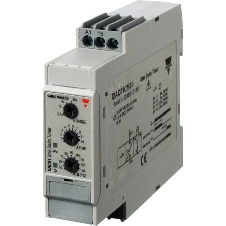 Carlo Gavazzi DAC51CM24 Stjerne/trekant timer 24-240V AC/DC