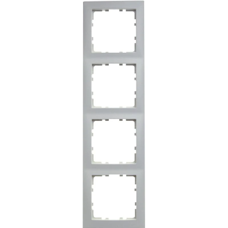 Berker 10149909 Kontaktplade & Hætte 4 Modul Hvid