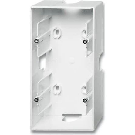 ABB B55 Underlag, 2 moduler, blank hvid